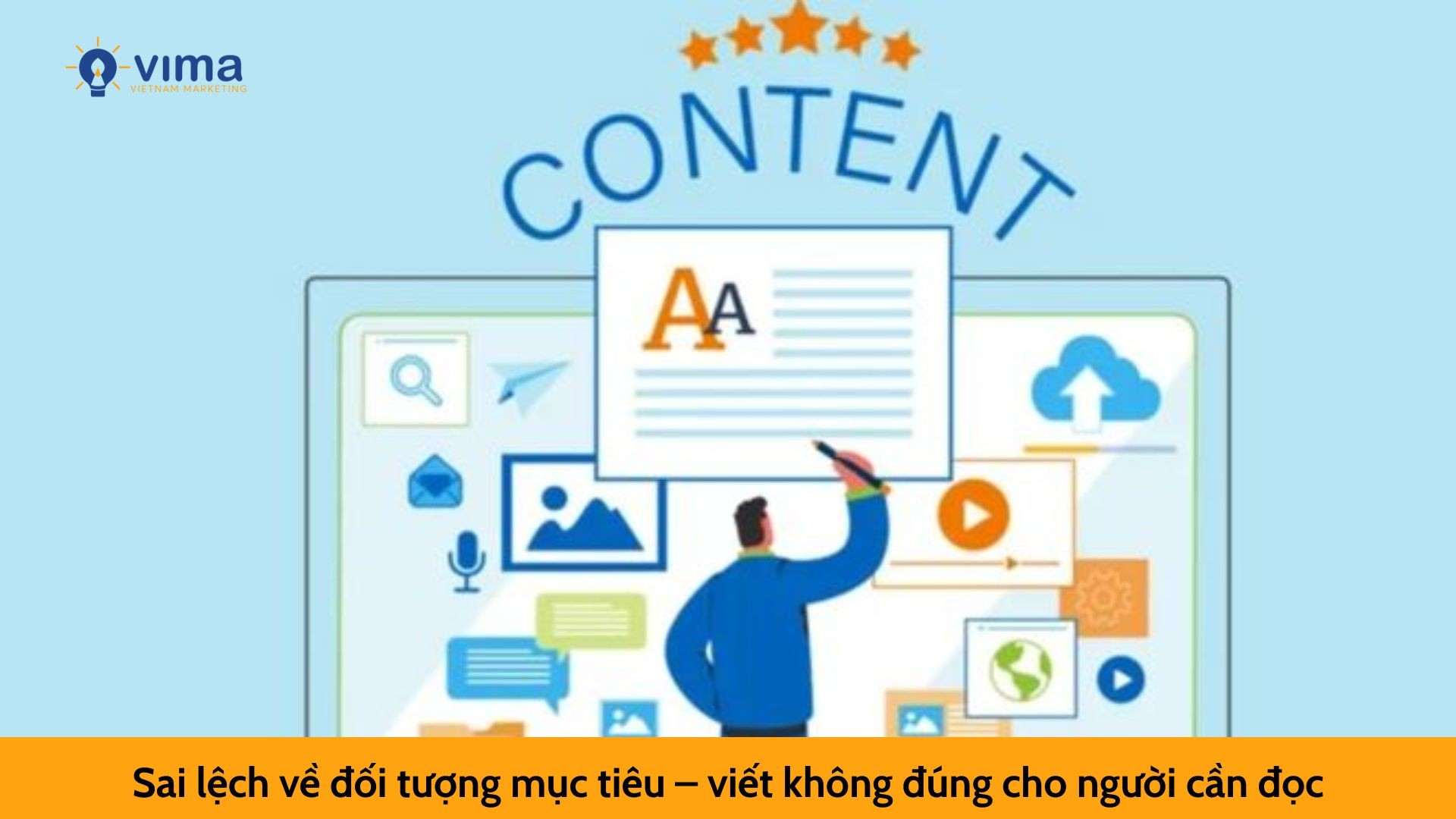 Sai lệch về đối tượng mục tiêu – viết không đúng cho người cần đọc